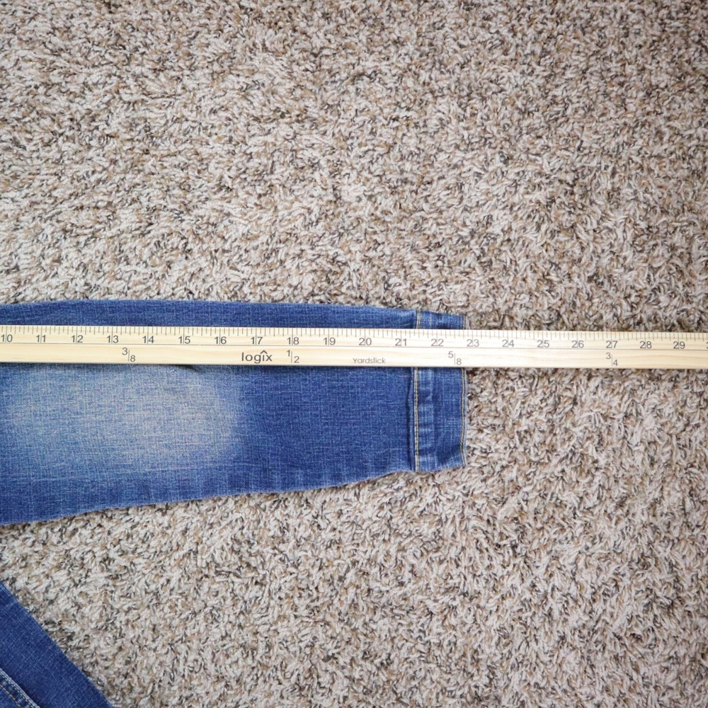 Southpole Jean Jacket Y2K Cropped Denim Women's Medium‎ 18.5x21 - Picture 8 of 9